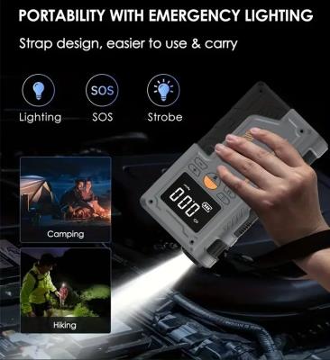wholesale quality portable car jump starter and tire inflator 